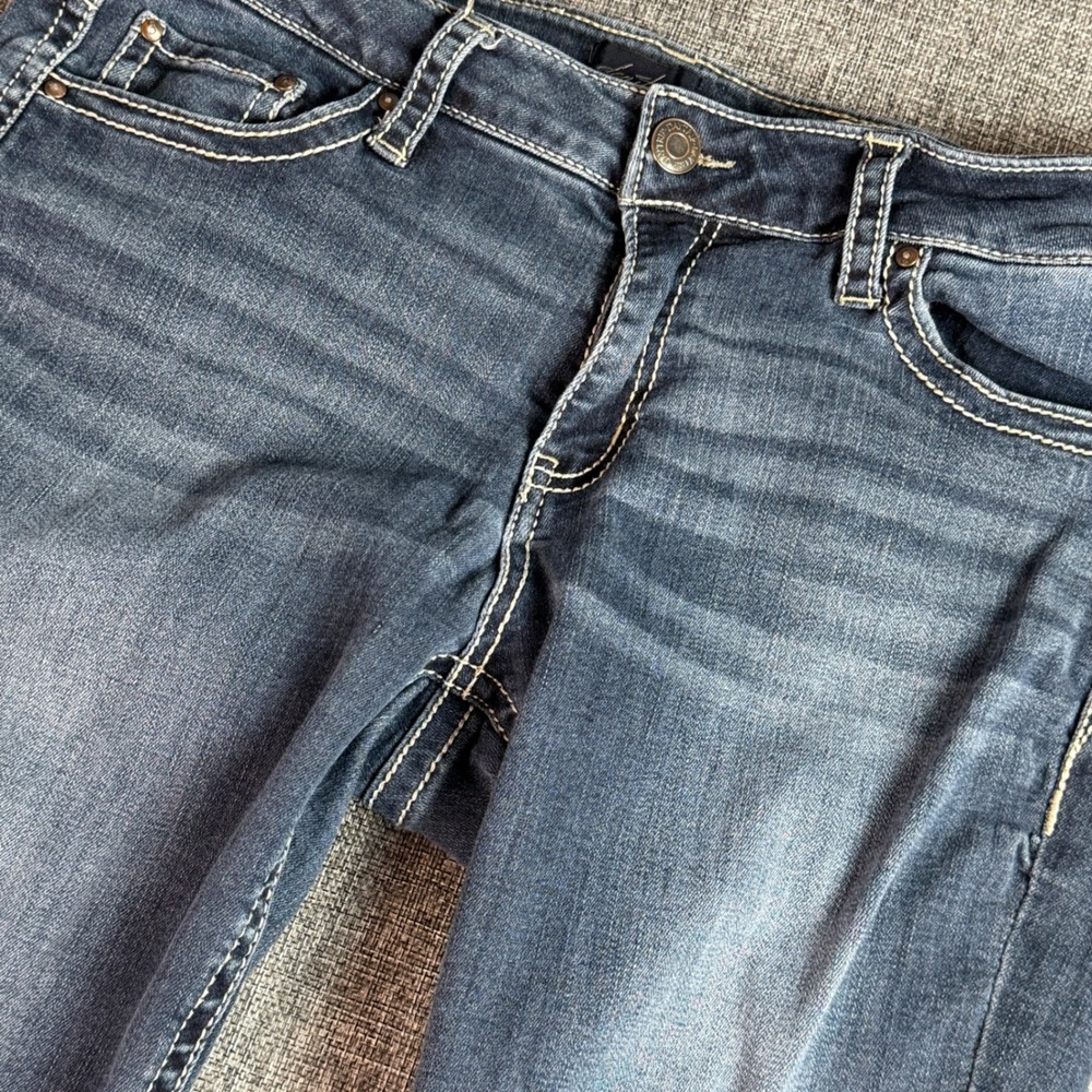 Womens Daytrip Virgo Flare Jeans | Size 31L Est Size 12 | Dark Wash Bootcut